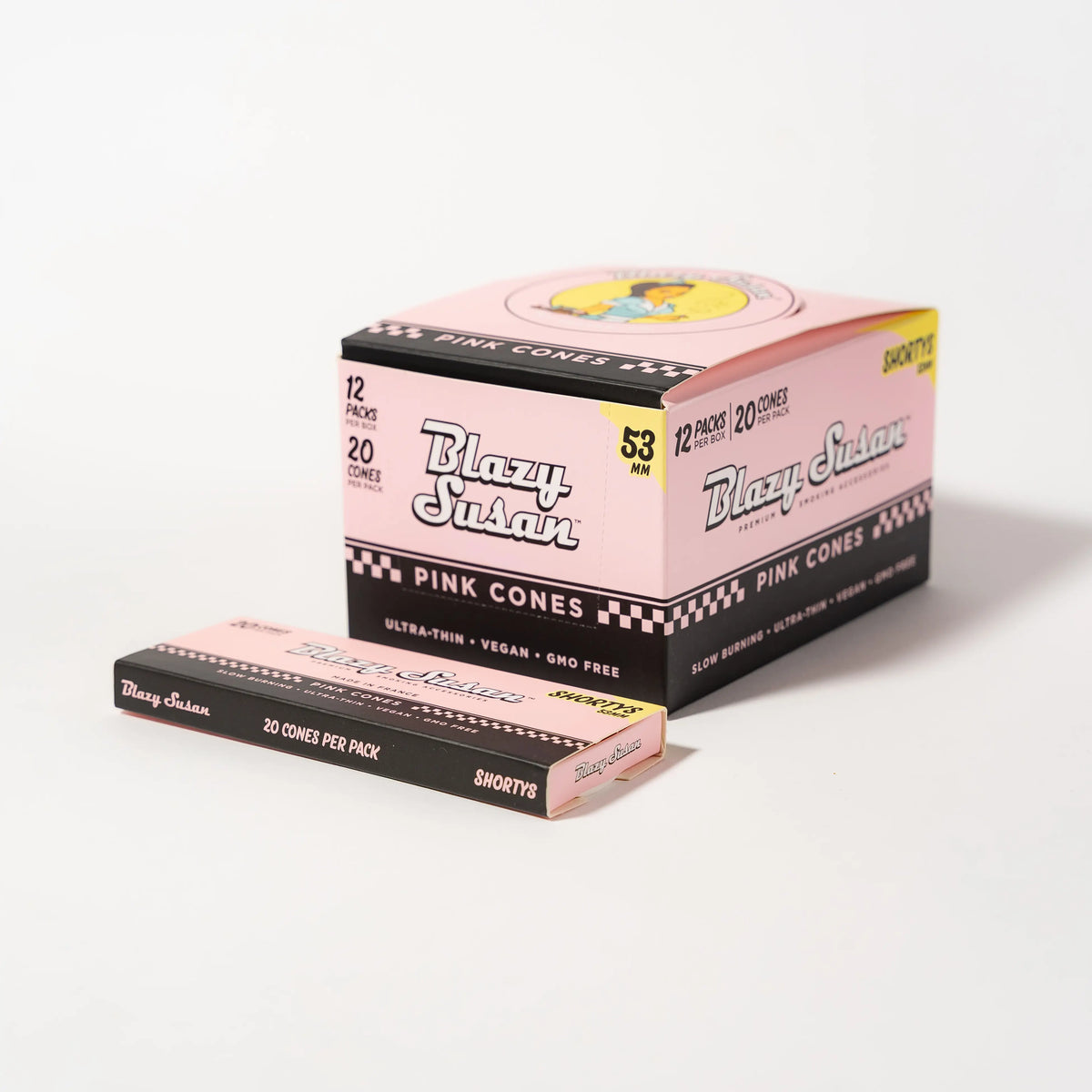 Conos Pre-Rolados Rosas | 20pz | Full Box