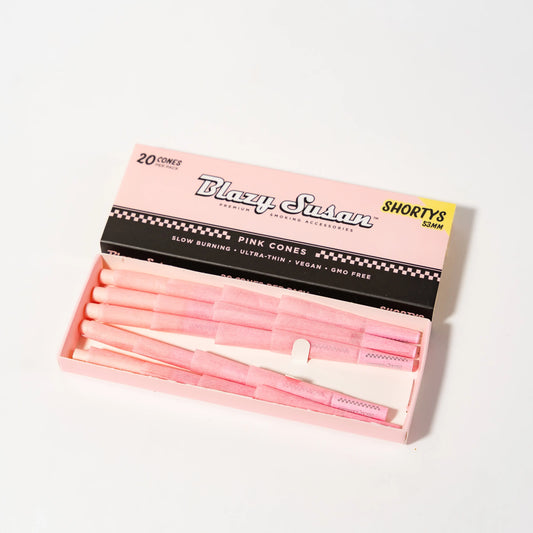 Caja con 20 Conos Rosas de 53mm (Shortys) Blazy Susan