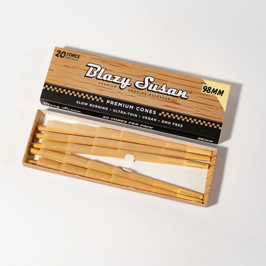 Caja con 20 Conos Sin Blanquear 98mm Blazy Susan