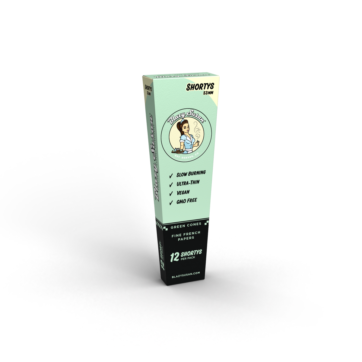 Caja con 12 Conos Verdes Shortys Blazy Susan