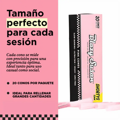 Conos Pre-Rolados Rosas | 20pz
