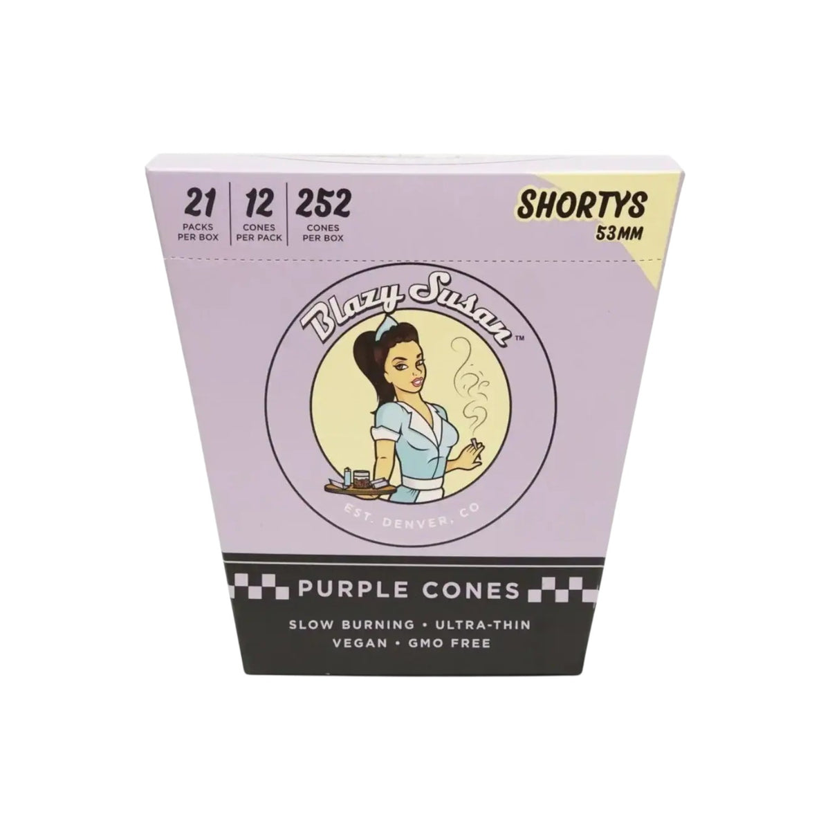 Conos Pre-Rolados Morados Blazy Susan | Full Box