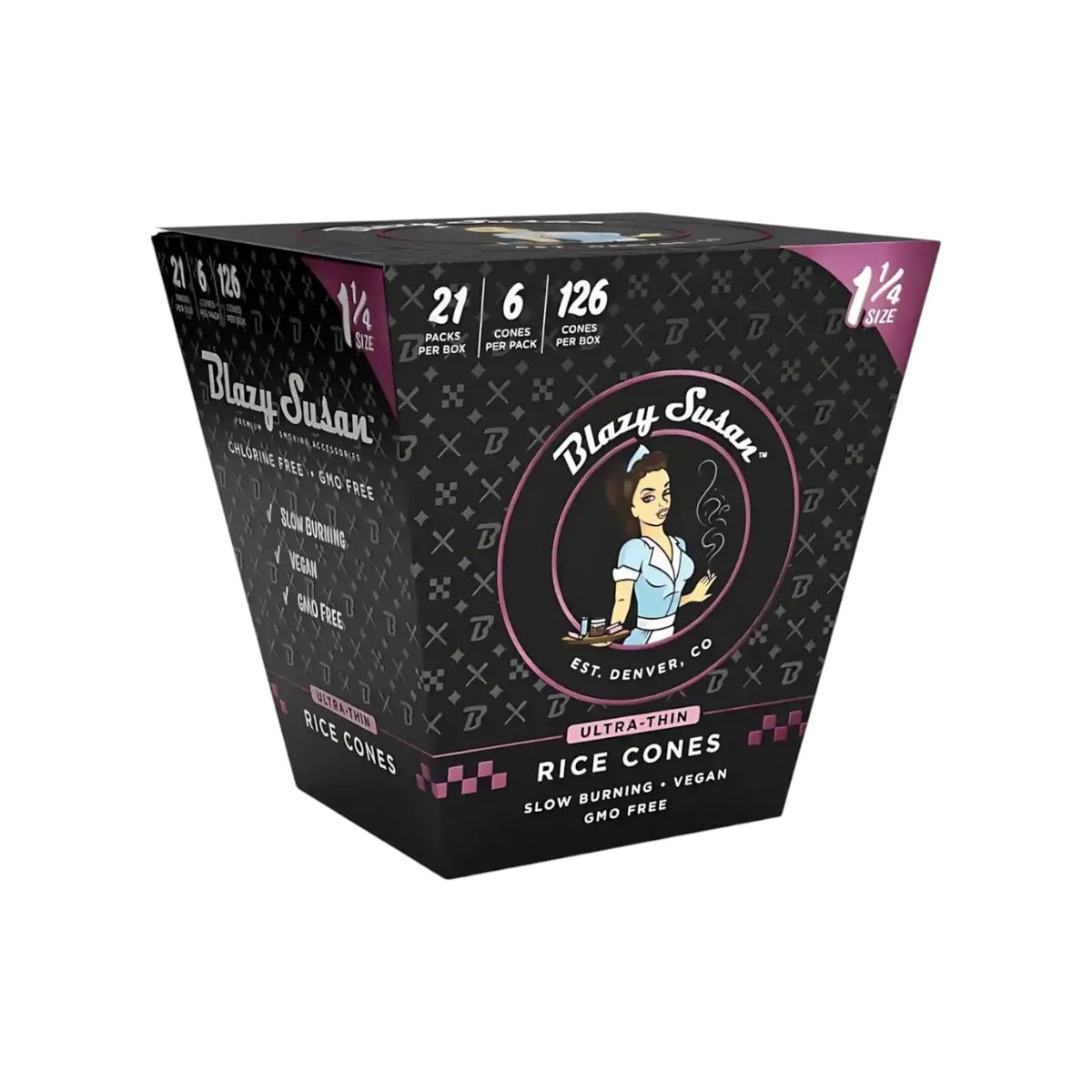 Conos Pre-Rolados Papel Arroz Blazy Susan | Full Box