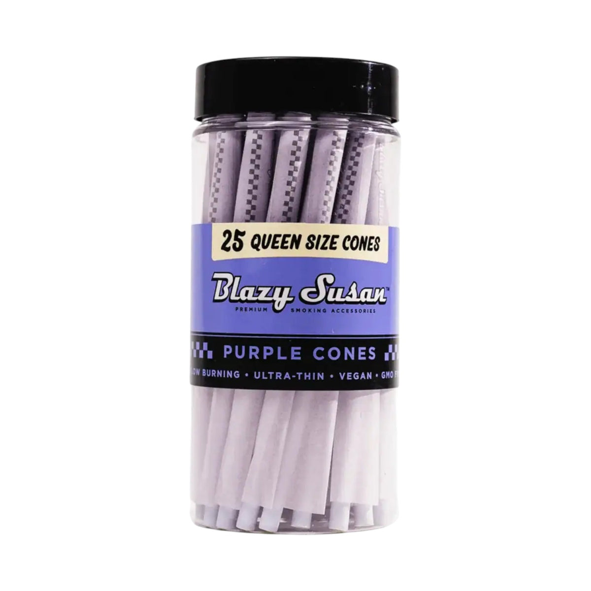 Envase de 25 Conos Morados Queen Size Blazy Susan