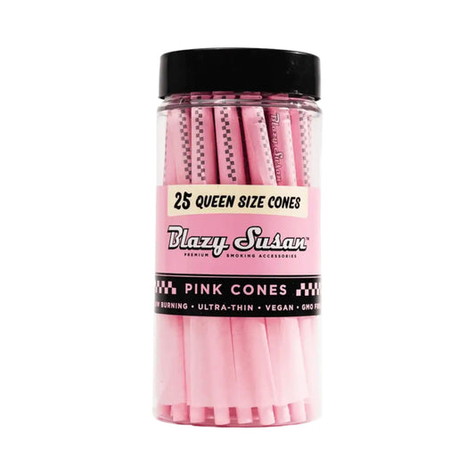 Envase de 25 Conos Rosas Queen Size Blazy Susan