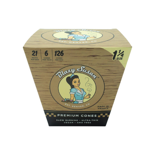 Estuche con 21 Cajas de 6 Conos Sin Blanquear de 1-1/4 Blazy Susan | Full Box