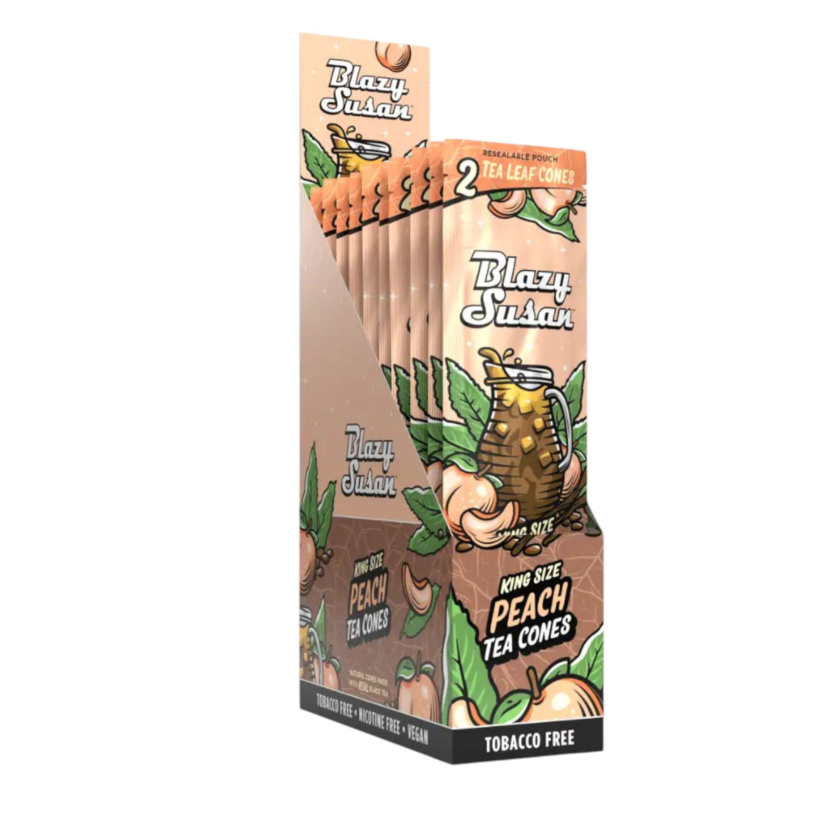 Paquete de 2 Conos Peach Wraps Blazy Susan | Full Box
