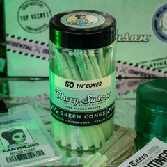 Envase de Conos Pre-Rolados Verdes