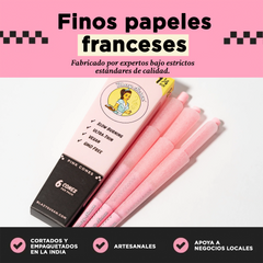 Conos Pre-Rolados Rosas